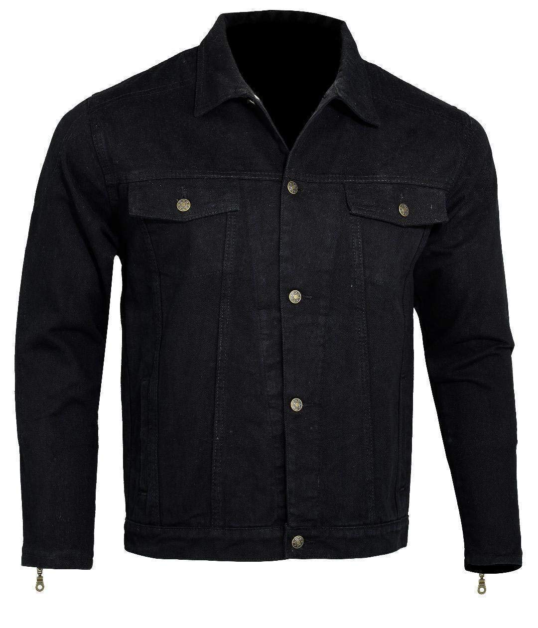 Bikers Gear Australia Motorradjacke mit Kevlar gefüttert, Denim-Motorradjacke mit abnehmbarer CE-1621-1-Rüstung, Schwarz, Größe XL Bikers Gear Australia Motorradjacke mit Kevlar gefüttert, Denim-Motorradjacke mit abnehmbarer CE-1621-1-Rüstung, Schwarz, Größe XL von Bikers Gear Australia