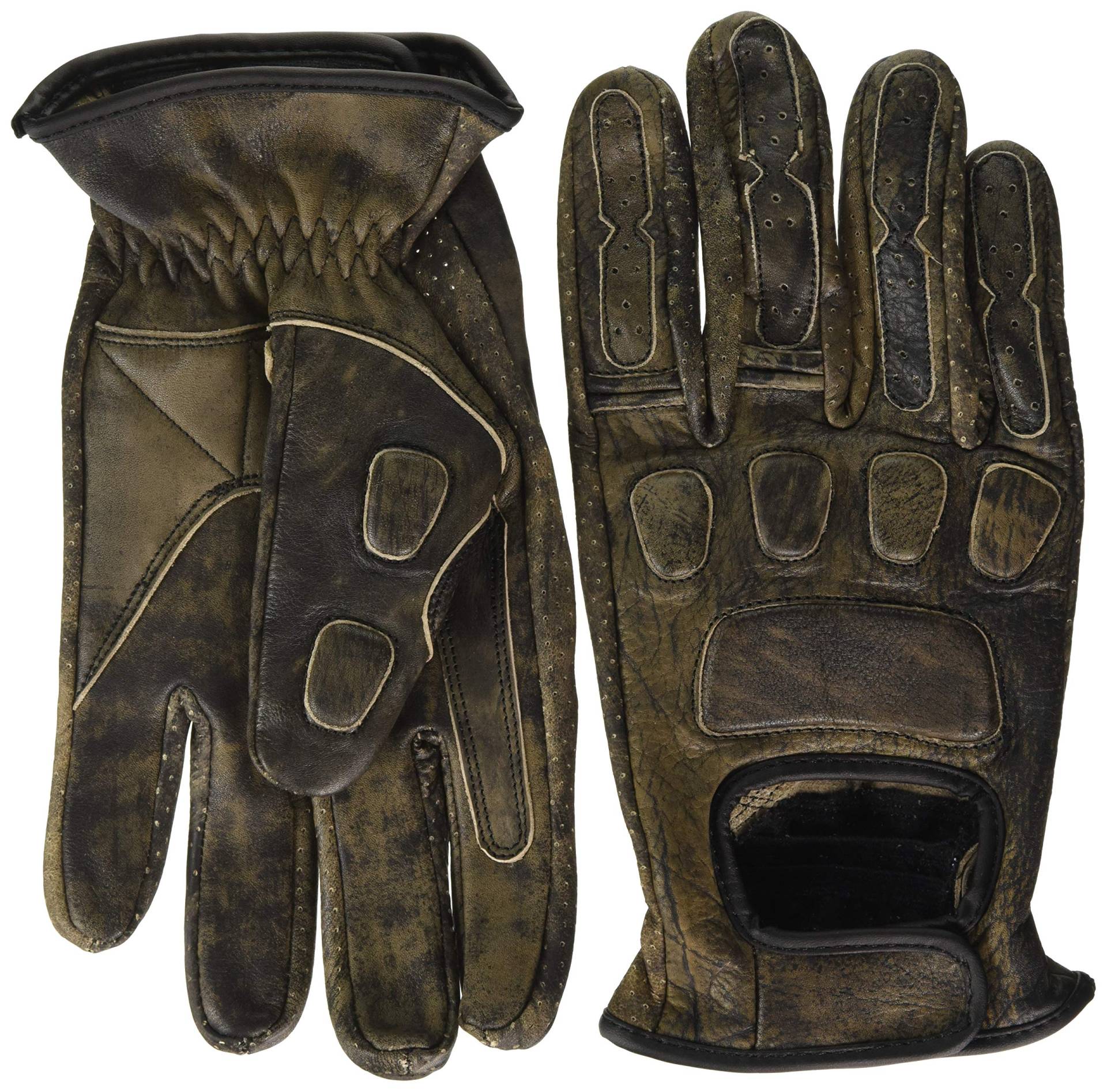 Bikers Gear Australia Premium Soft Fit Leder Classic Roadster Motorradhandschuhe, braun, Größe L Bikers Gear Australia Premium Soft Fit Leder Classic Roadster Motorradhandschuhe, braun, Größe L von Bikers Gear Australia