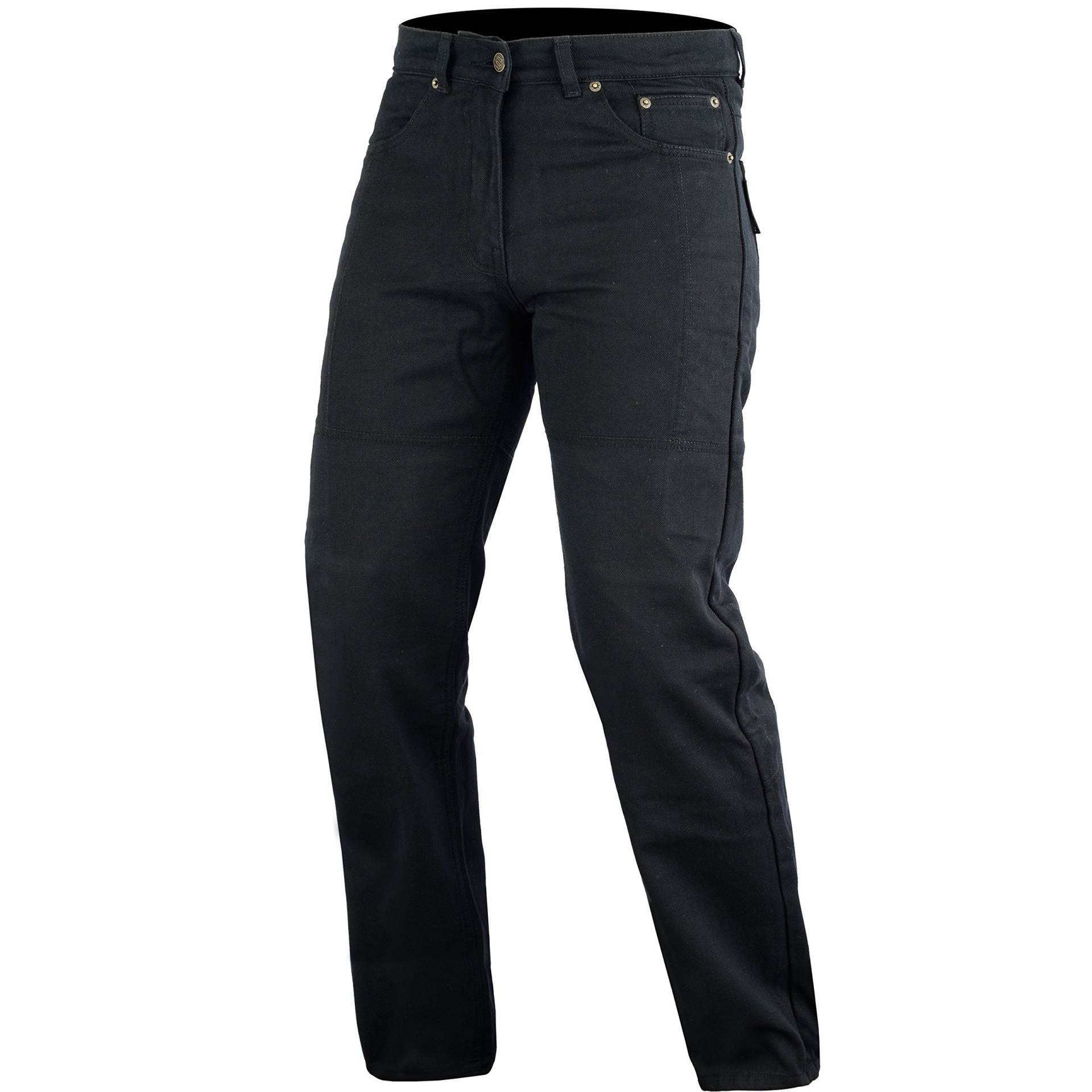 Bikers Gear - Motorrad-Jeans/Cargohose, Schwarz (Black), 32L UK / 42L EU von Bikers Gear