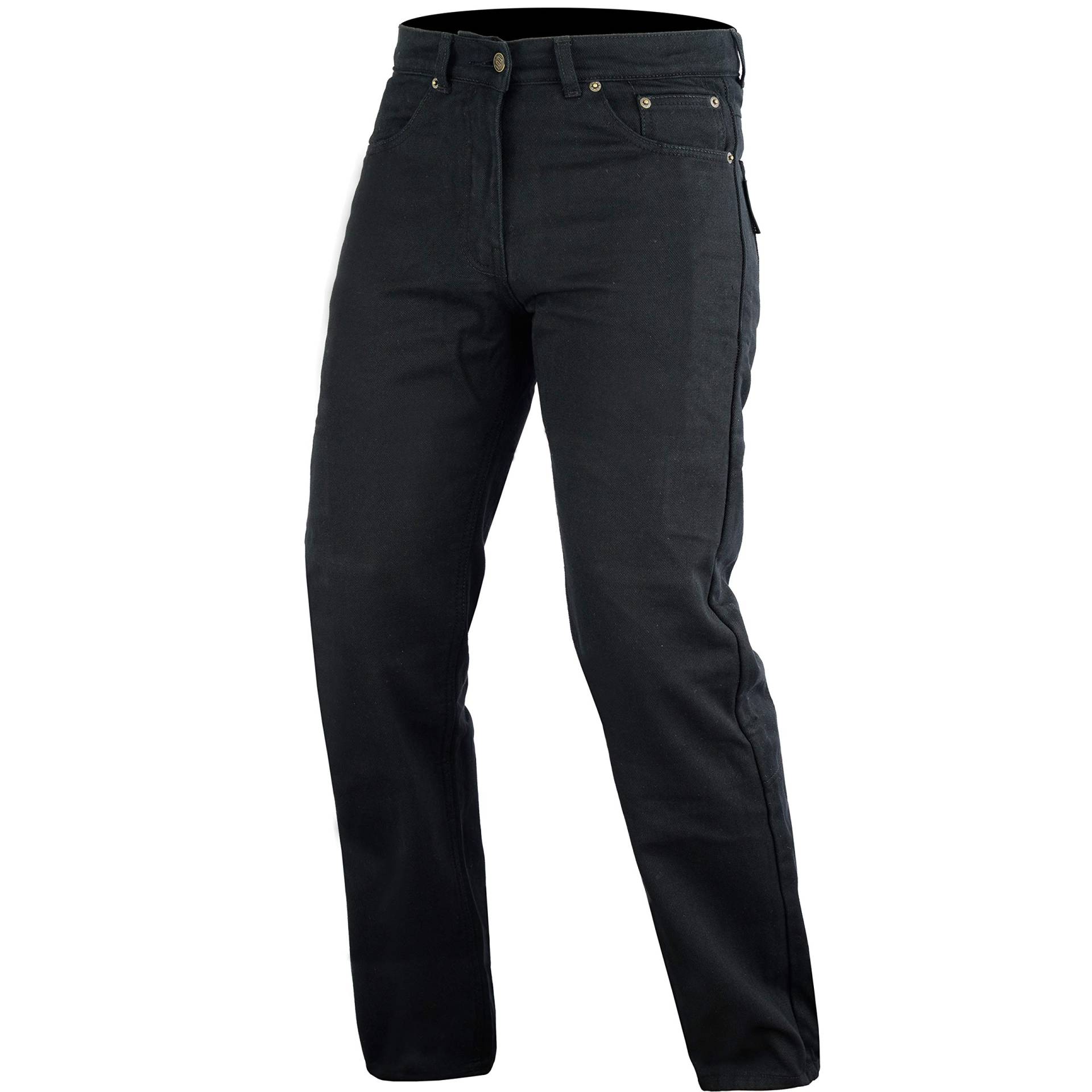 Bikers Gear - Motorrad-Jeans/Cargohose, Schwarz (Black), 42R UK / 52R EU von Bikers Gear