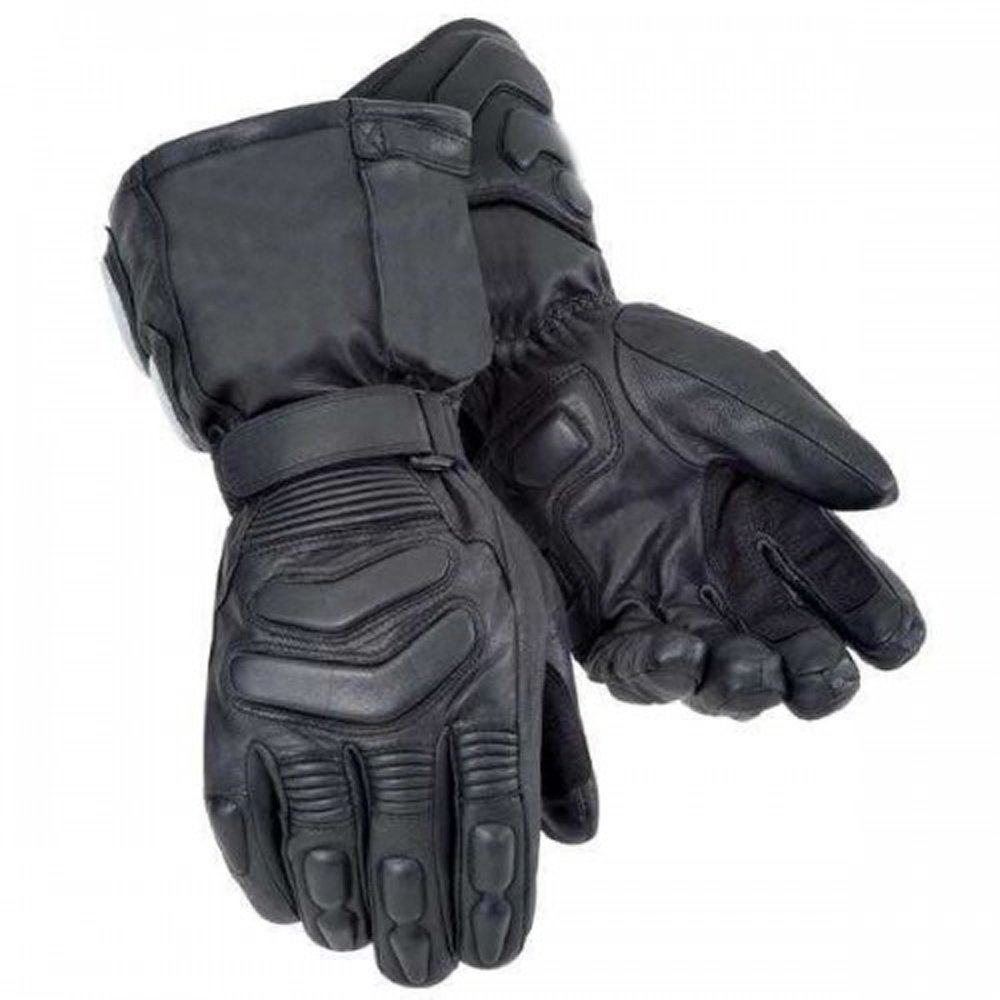 Bikers Gear Storm Winter Thinsulate Kevlar und Hipora wasserdichte Handschuhe, Schwarz, Größe XL von Bikers Gear