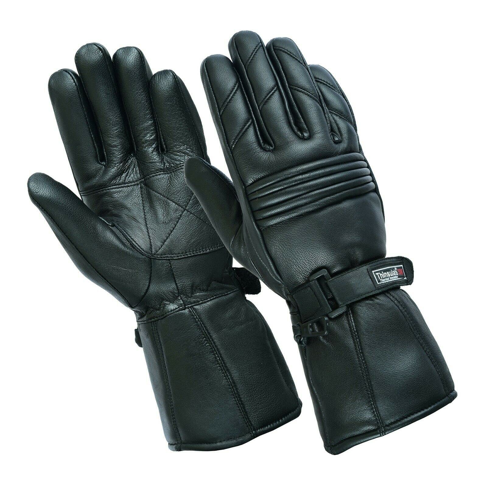Mens Leather Winter Thermal Labelled Waterproof Inserts Thinsulate Motorcycle Gloves XL Mens Leather Winter Thermal Labelled Waterproof Inserts Thinsulate Motorcycle Gloves XL von Bikers Gear Australia