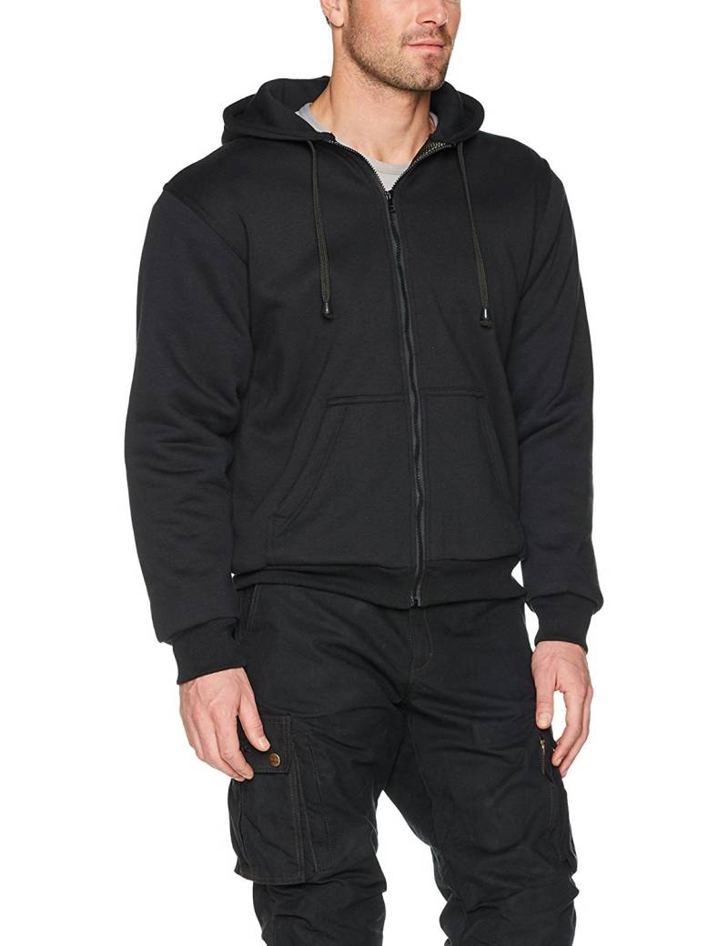 Pullover/Hoody voor motorrijders - 100% Kevlar - Beschermers Zwart - XL von Bikers Gear Australia