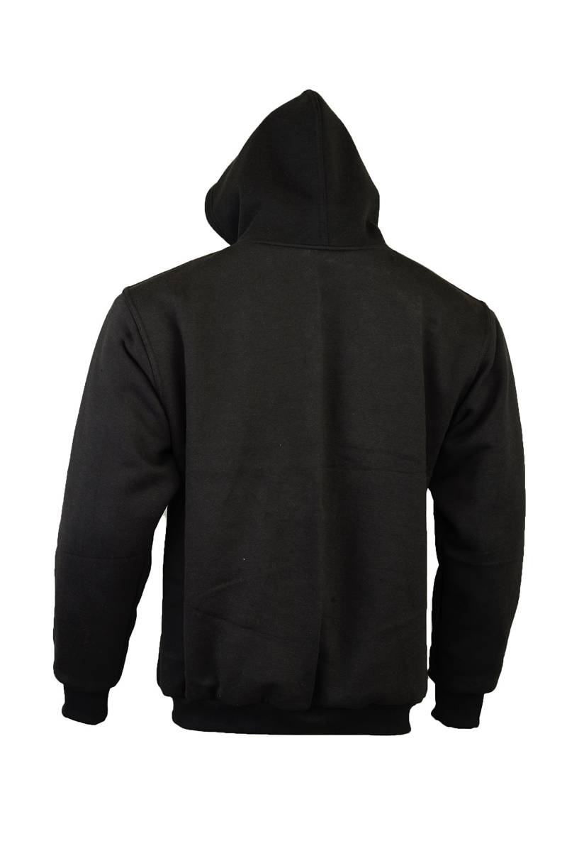 Sweater met kap/Hoody voor motorrijders - 100% Kevlar - Beschermers - Zwart - M von Bikers Gear Australia