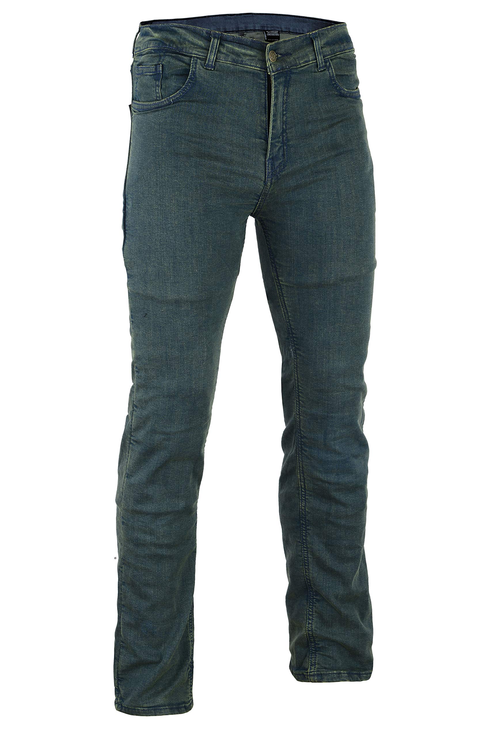 Bikers Gear Australia Limited Damen Stretch gefüttert mit Kevlar Motorrad Jeans Schutzhülle mit abnehmbarem Armour, Vintage Denim, Größe 12 Bikers Gear Australia Limited Damen Stretch gefüttert mit Kevlar Motorrad Jeans Schutzhülle mit abnehmbarem Armour, Vintage Denim, Größe 12 von Bikers Gear Australia