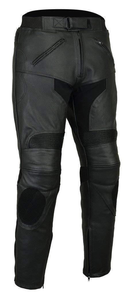 Razor Herren Motorradhose - CE-Protektoren - Schleifer - Leder von Bikers Gear Australia