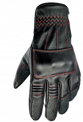 Biltwell Belden, Handschuhe - Schwarz/Rot - XS von Biltwell