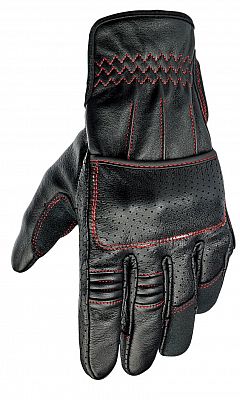 Biltwell Borrego, Handschuhe - Schwarz/Rot - XS von Biltwell