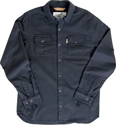 Biltwell Hi Test Flannel, Hemd - Schwarz - XS von Biltwell