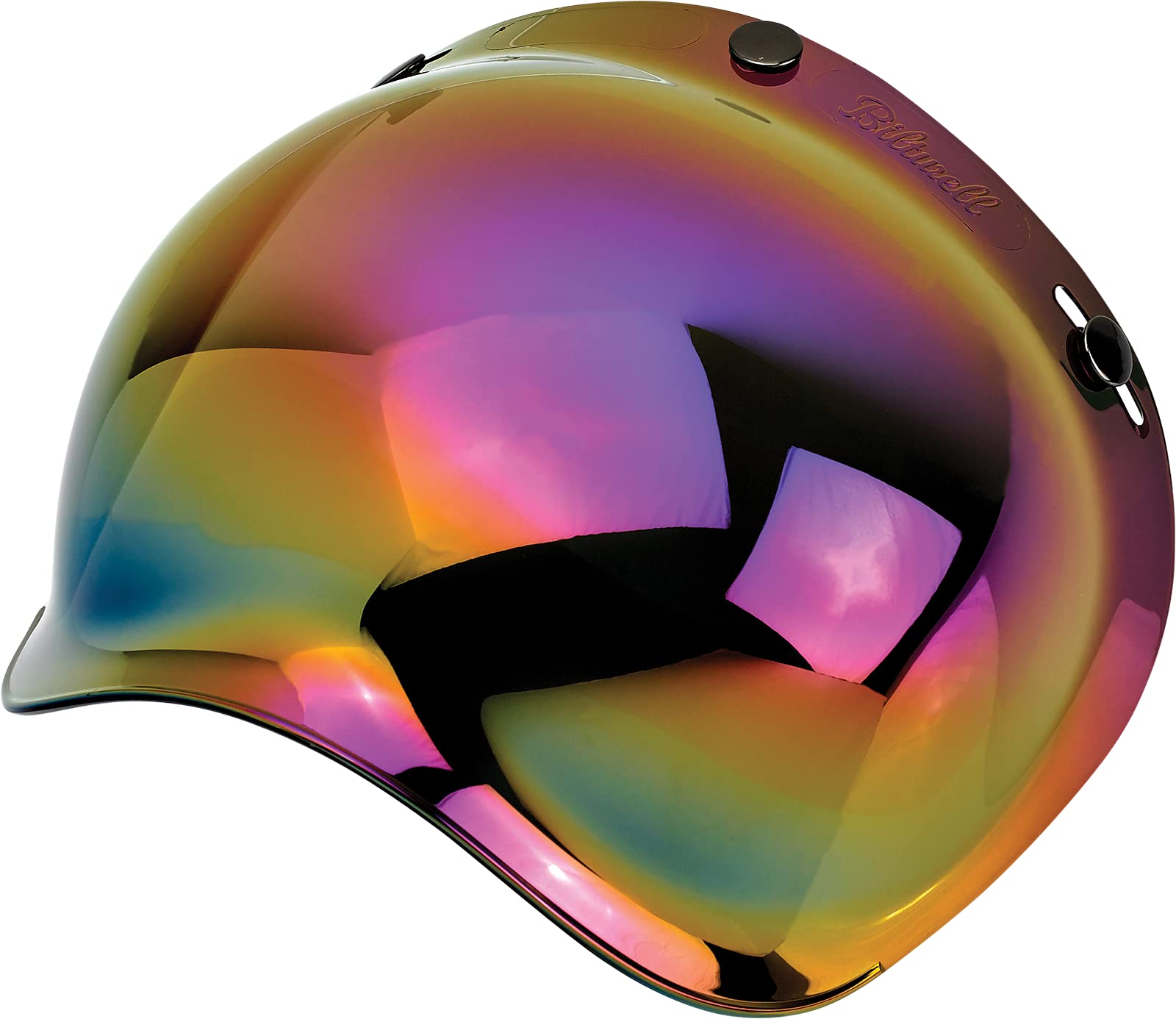 Biltwell Regenbogen Mirror Universal Anti-Beschlag-3-Snap Bubble Shield – BS-RNB-AF-SD von Biltwell