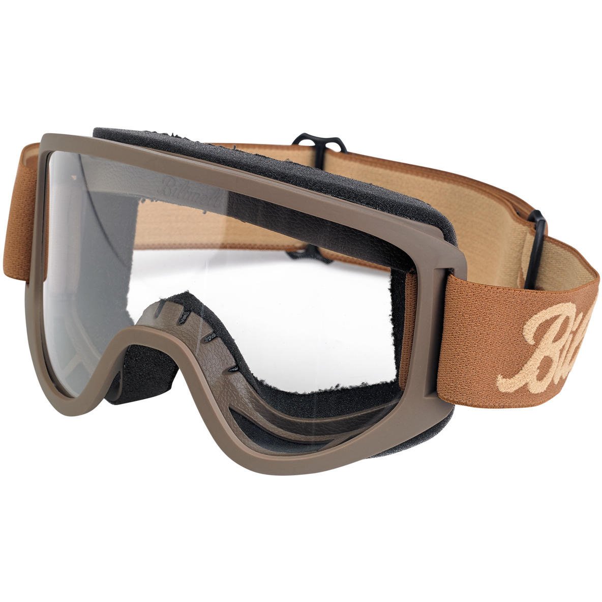 Biltwell Script/Sand Moto 2.0 Schutzbrille, Einheitsgröße, Braun von 4into1