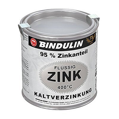 Flüssig-Zink 250 ml Dose Farbe: silber von Bindulin