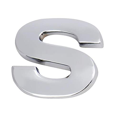 3D Metall 26 Buchstaben DIY LOGO Auto Motorrad Aufkleber Car Styling Embleme von Bingohobby