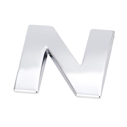 3D Metall 26 Buchstaben DIY Logo Auto Motorrad Aufkleber Car Styling Embleme von Bingohobby