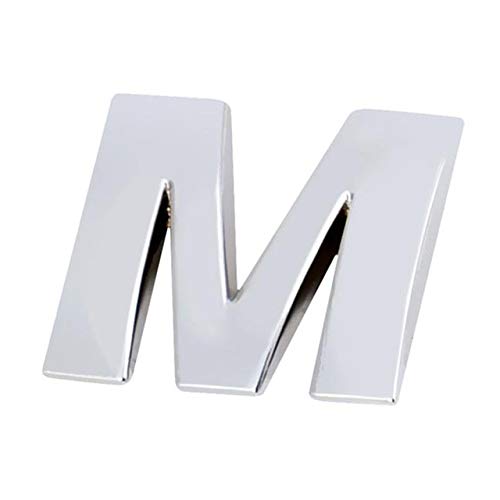 3D Metall 26 Buchstaben DIY LOGO Auto Motorrad Aufkleber Car Styling Embleme von Bingohobby