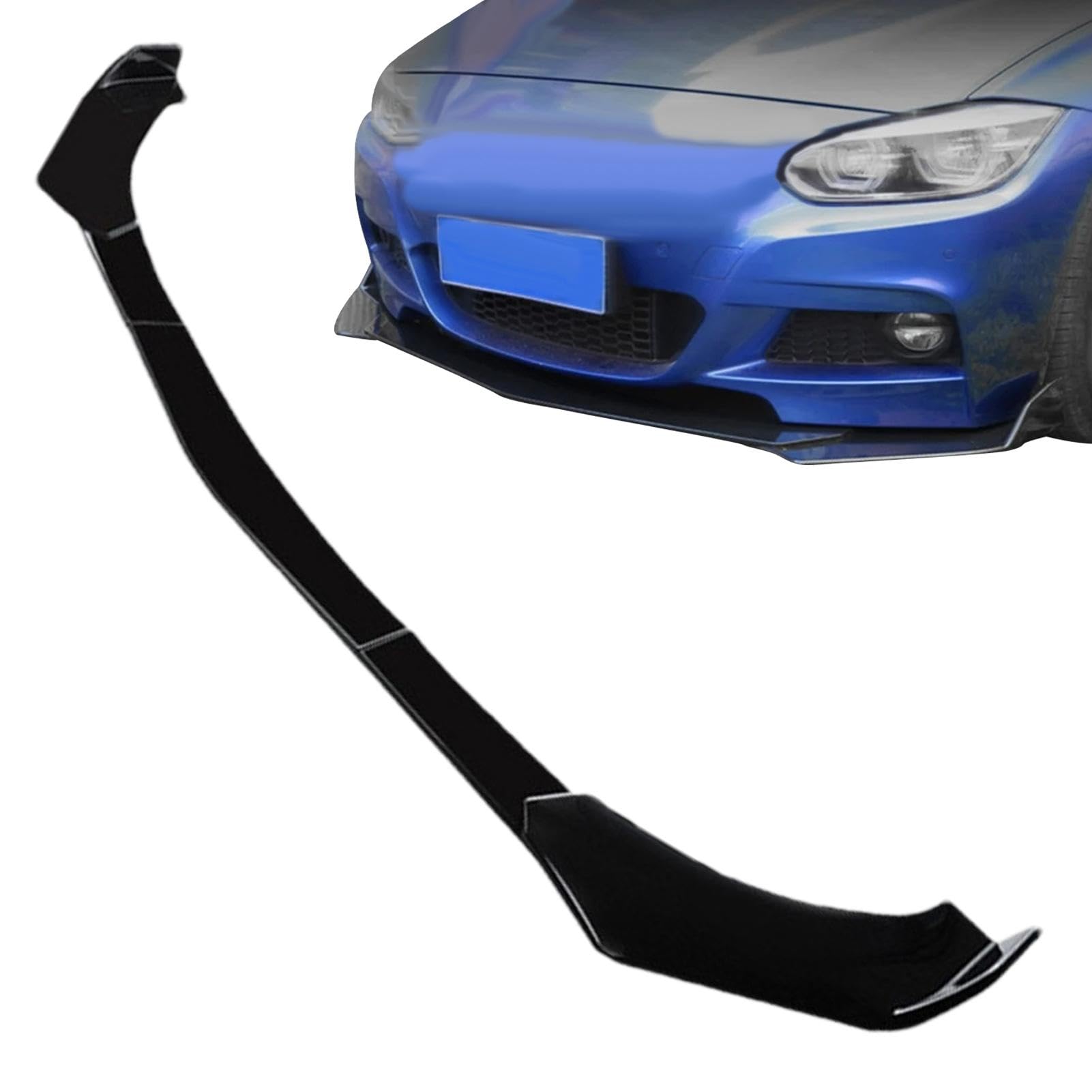Biniveil Auto-Frontstoßstangen-Lippensplitter, Frontstoßstangen-Lippenspoiler | Verstellbarer Frontstoßstangensplitter - Splitter-Body-Kit, Frontstoßstangen-Lippen-Body-Kit-Spoiler für Damen und Biniveil Auto-Frontstoßstangen-Lippensplitter, Frontstoßstangen-Lippenspoiler | Verstellbarer Frontstoßstangensplitter - Splitter-Body-Kit, Frontstoßstangen-Lippen-Body-Kit-Spoiler für Damen und von Biniveil