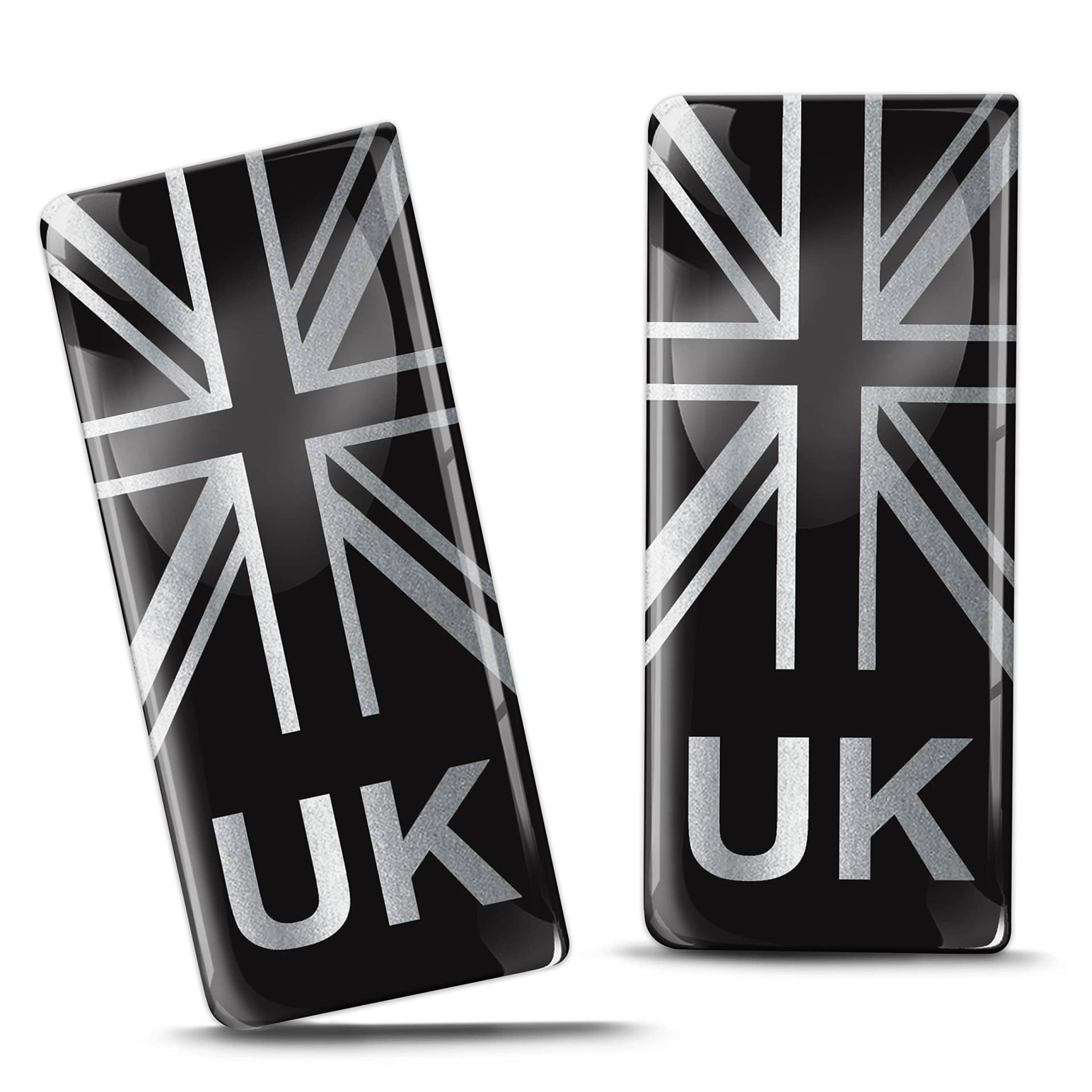 Biomar Labs 2 x 3D Gel Silikon Aufkleber Nummernschild Kennzeichen JDM Tuning Auto Motorrad UK Großbritannien Flagge United Kingdom Brexit Stickers QS 10 Biomar Labs 2 x 3D Gel Silikon Aufkleber Nummernschild Kennzeichen JDM Tuning Auto Motorrad UK Großbritannien Flagge United Kingdom Brexit Stickers QS 10 von Biomar Labs