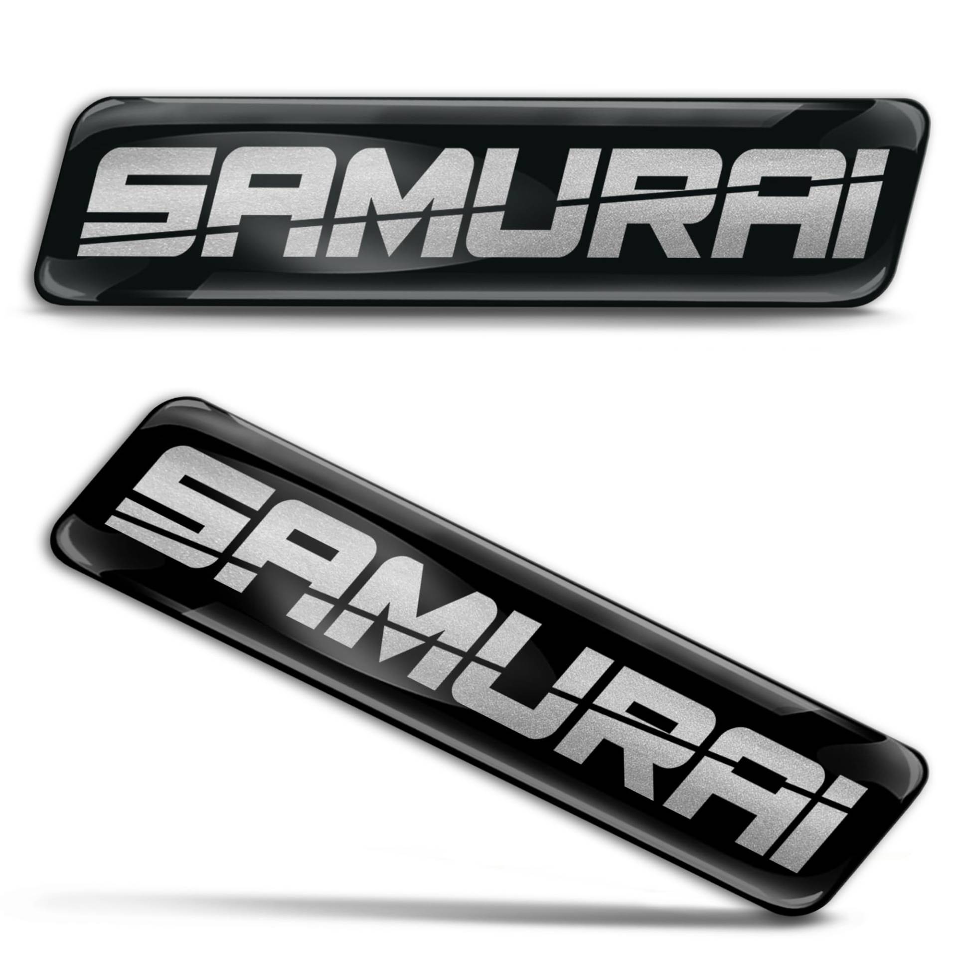 Biomar Labs 2 x 3D Gel Silikon Aufkleber Stoßstange Aufkleber Abziehbilder Emblem Tuning für Auto Motorrad Helm Fahrrad Schwarz Silber Samurai KS 132 Biomar Labs 2 x 3D Gel Silikon Aufkleber Stoßstange Aufkleber Abziehbilder Emblem Tuning für Auto Motorrad Helm Fahrrad Schwarz Silber Samurai KS 132 von Biomar Labs