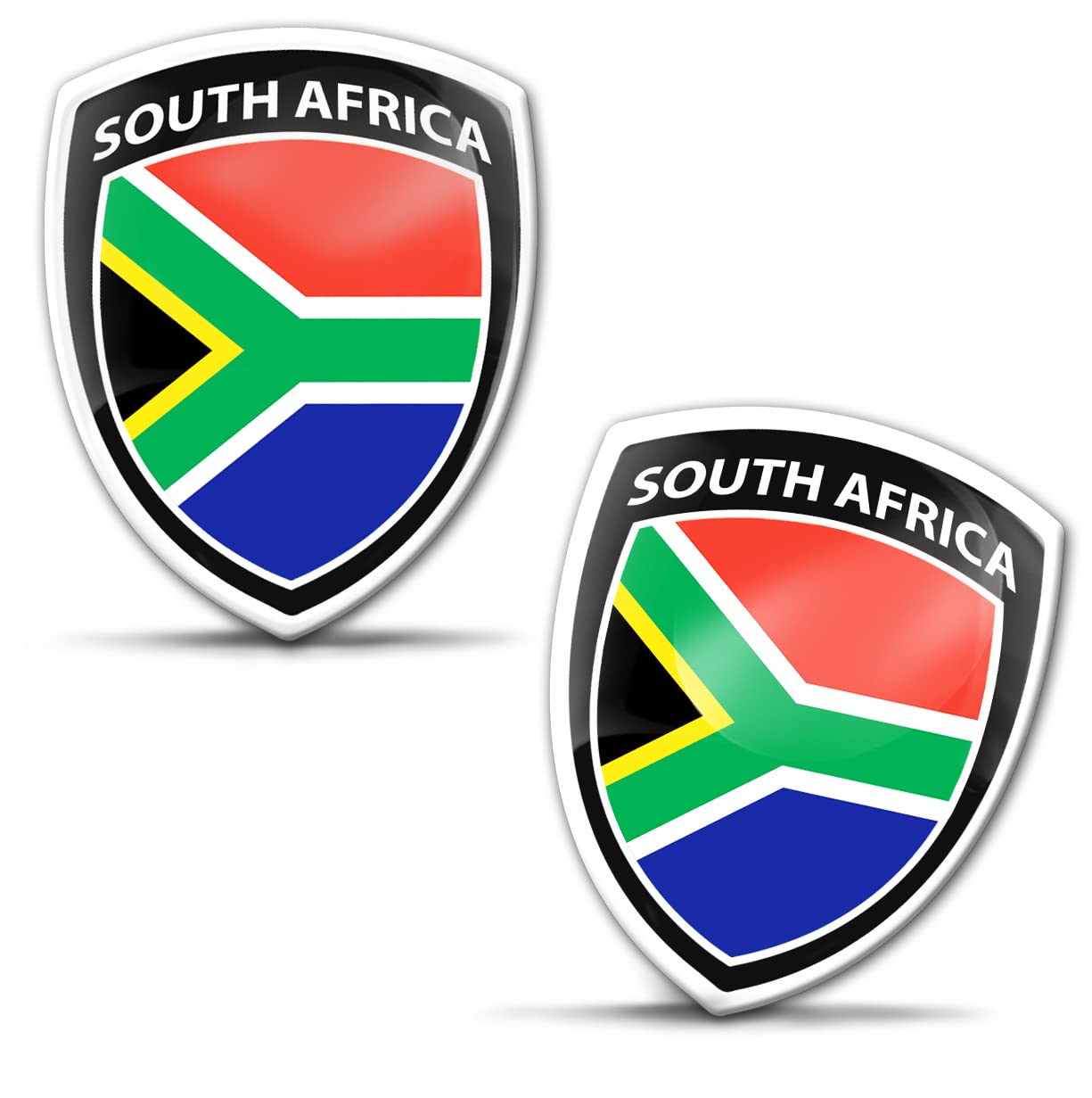 Biomar Labs 2 x Aufkleber 3D Gel Silikon Abzeichen Stickers Auto Motorrad Fahrrad Fenster Tür PC Handy Tablet Laptop Südafrika Südafrikanisch Flagge Flag Fahne F 227 Biomar Labs 2 x Aufkleber 3D Gel Silikon Abzeichen Stickers Auto Motorrad Fahrrad Fenster Tür PC Handy Tablet Laptop Südafrika Südafrikanisch Flagge Flag Fahne F 227 von Biomar Labs