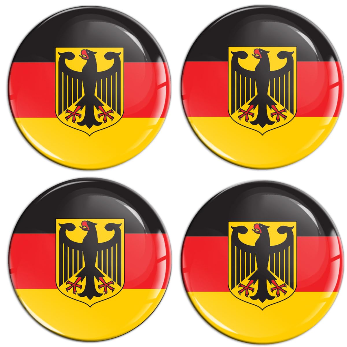 Biomar Labs 4 x 45 mm 3D Gel Silikon Aufkleber für Radkappen Felgendeckel Abdeckung Rad-Aufkleber Deutschland Deutsche Flagge A 10245 Biomar Labs 4 x 45 mm 3D Gel Silikon Aufkleber für Radkappen Felgendeckel Abdeckung Rad-Aufkleber Deutschland Deutsche Flagge A 10245 von Biomar Labs