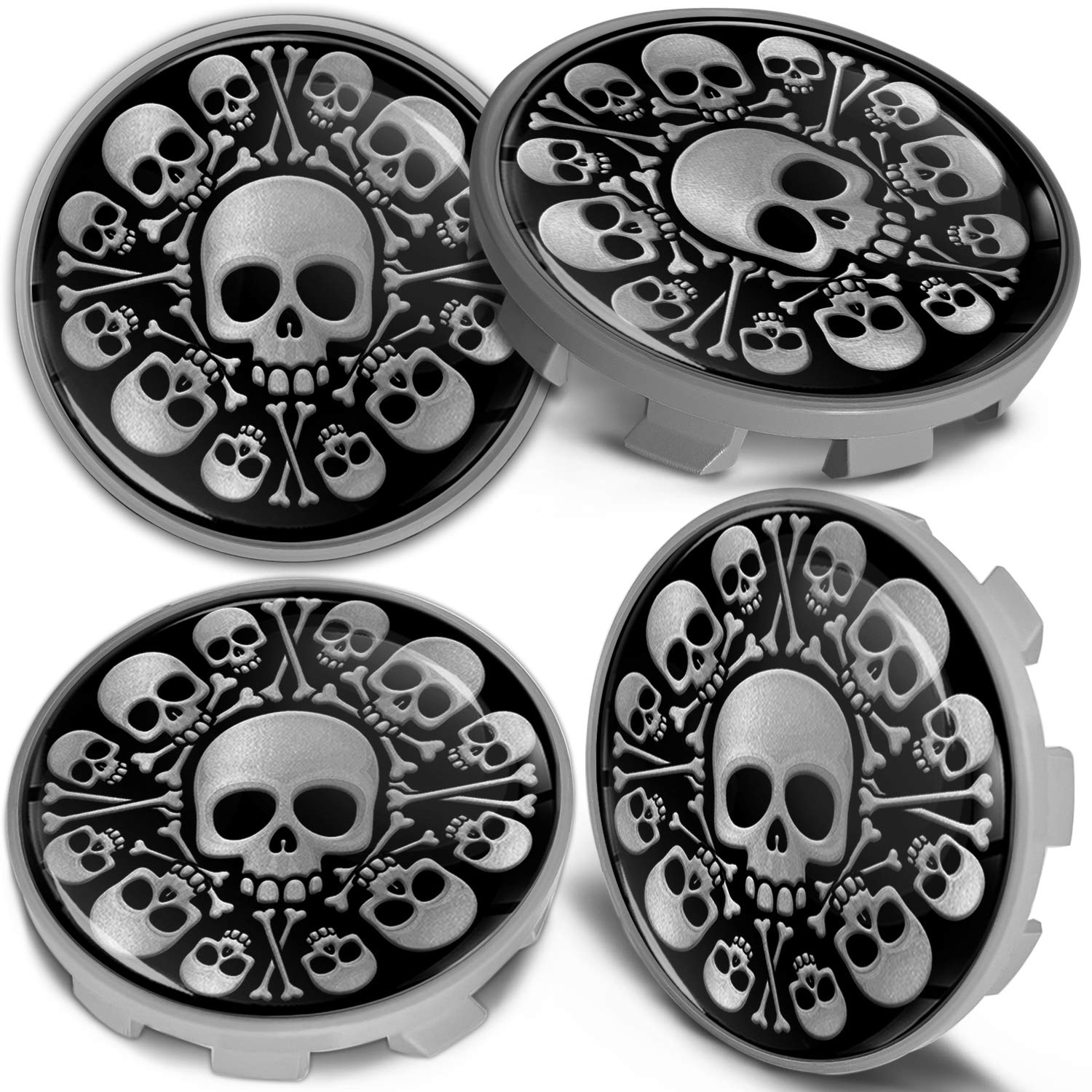Biomar Labs 4 x 68mm Nabendeckel Kompatibel mit BMW 36136783536 Felgendeckel Radnabenabdeckung Nabenkappen Felgenkappen Radkappen Alufelgen Silber Schwarz Schädel CBS 2 Biomar Labs 4 x 68mm Nabendeckel Kompatibel mit BMW 36136783536 Felgendeckel Radnabenabdeckung Nabenkappen Felgenkappen Radkappen Alufelgen Silber Schwarz Schädel CBS 2 von Biomar Labs