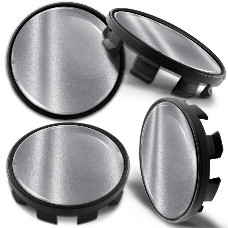 Biomar Labs 4 x 68mm Nabendeckel Kompatibel mit BMW 36136783536 Felgendeckel Radnabenabdeckung Nabenkappen Felgenkappen Radkappen Alufelgen Silber CB 3 von Biomar Labs