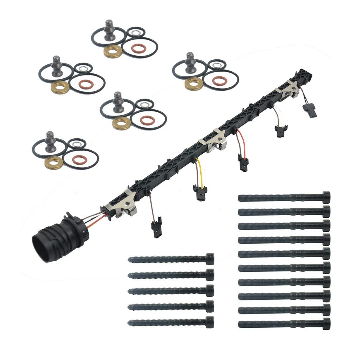 Bisenya Leitungssatz Pumpe Düse + Schrauben + Dichtungssatz Kompatibel mit 070971033 BAC BLK BPE BPD Bisenya Leitungssatz Pumpe Düse + Schrauben + Dichtungssatz Kompatibel mit 070971033 BAC BLK BPE BPD von Bisenya