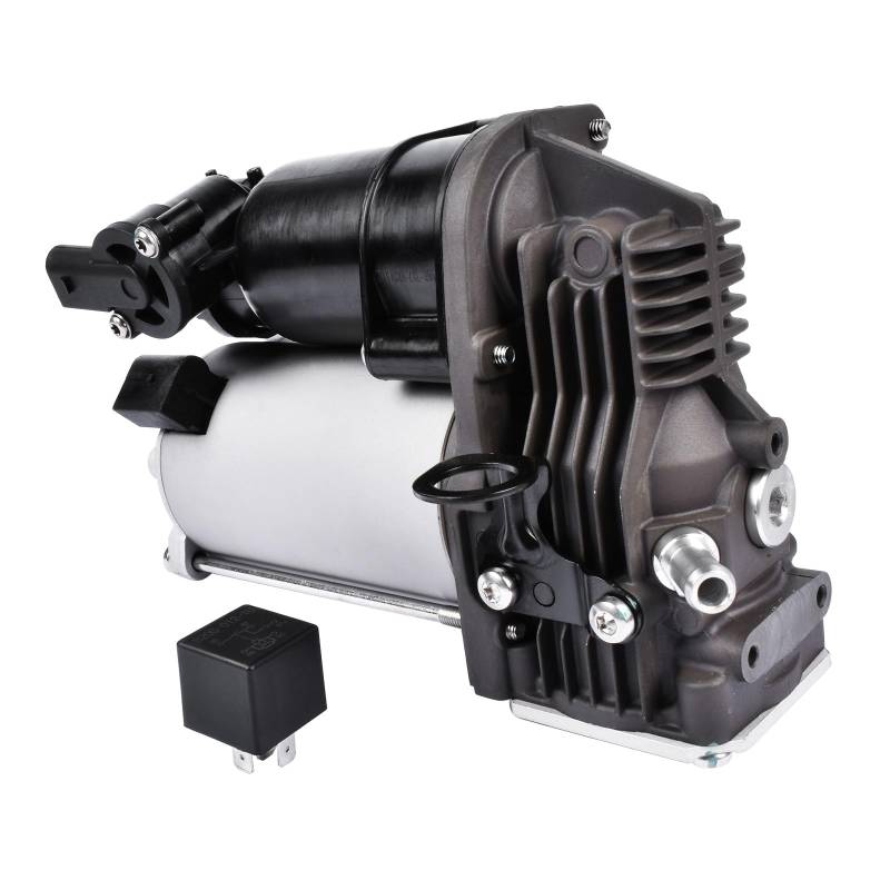 Bisenya Luftfederung Kompressorpumpe mit Relais Nur für 4matic Ersatz für X164 GL320 GL350 GL450 GL550 W164 ML320 ML450 ML500 1643200304 1643200504 A1643200304 A1643200504 A1643200904 von Bisenya