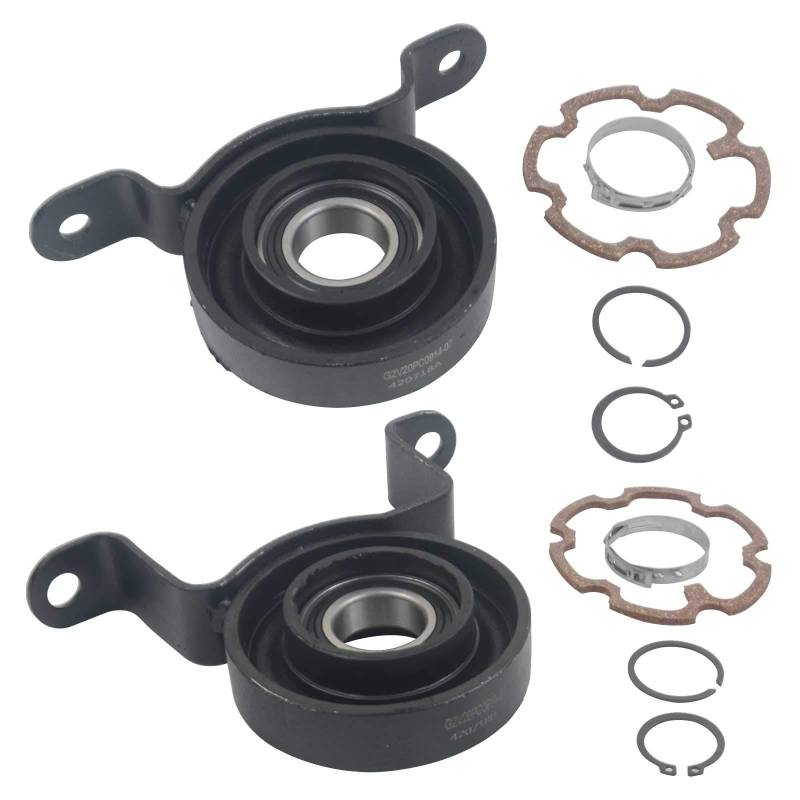 Bisenya Propellerwellenträgerlagerhalterung Vorne + Hinten Kompatibel mit 7HA 7HH 7EA 7EH 7E0598349 7H3521102A von Bisenya