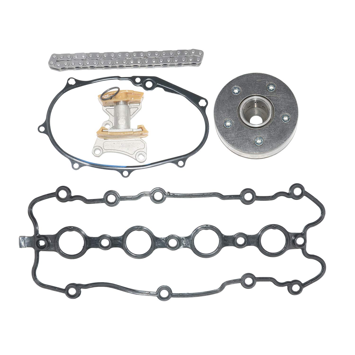 Bisenya Steuerketten & Spanner-Kit Kompatibel mit 2.0 TFSI AWA AXW AXX BLR BLY 06F109088J 06F109088G 06F109088C von Bisenya