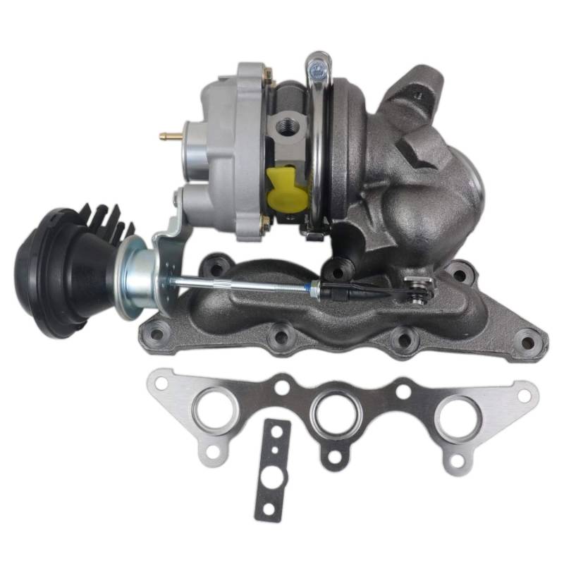 Bisenya Turbolader mit Abgaskrümmer Ersatz für Smart Cabrio City-coupe Crossblade Fortwo 450 Roadster Roadster coupe 452 1600960699 1600960599 160096069980 160096059980 A1600960699 A1600960599 von Bisenya