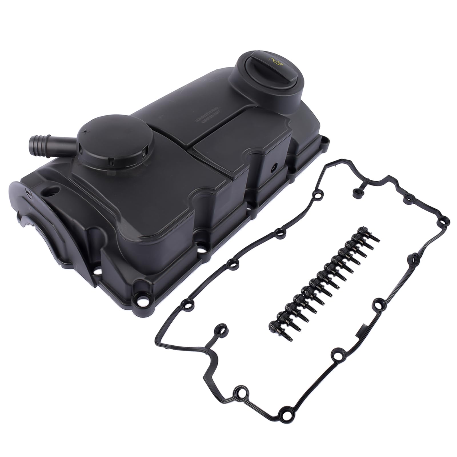Bisenya Zylinderkopfhaube Ventildeckel Kompatibel mit T5 Sha-ran Alham-bra 1.9T 2.0T BRT 03G103475F 03G103469H Bisenya Zylinderkopfhaube Ventildeckel Kompatibel mit T5 Sha-ran Alham-bra 1.9T 2.0T BRT 03G103475F 03G103469H von Bisenya
