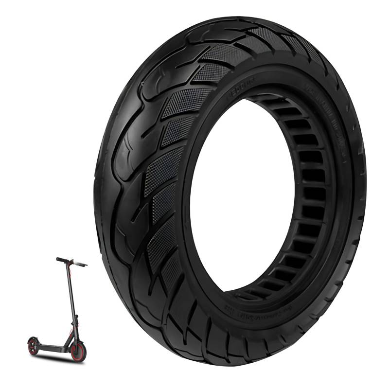 BITUME | Vollreifen 10 x 2,50 Zoll für Elektroroller | pannensicherer Reifen (44 mm) von Bitume