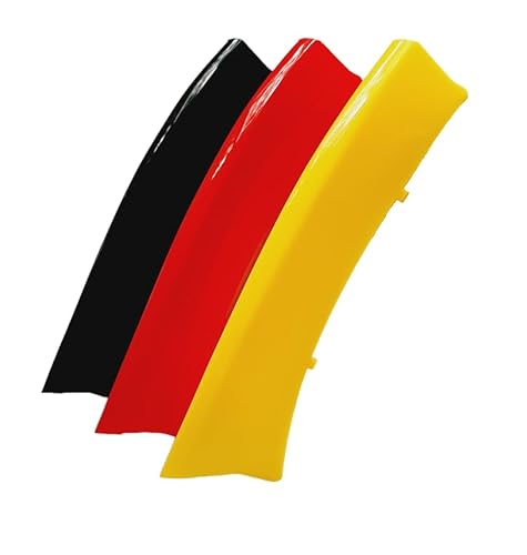 BizTech ® Clip In Kühlergrill Einsätze Kompatibel mit BMW E89 Z4 2009-2016 9-Balken Stats Bars Motorhaube Nieren Sport Streifen Abdeckung Deutschland Flagge Farben von BizTech