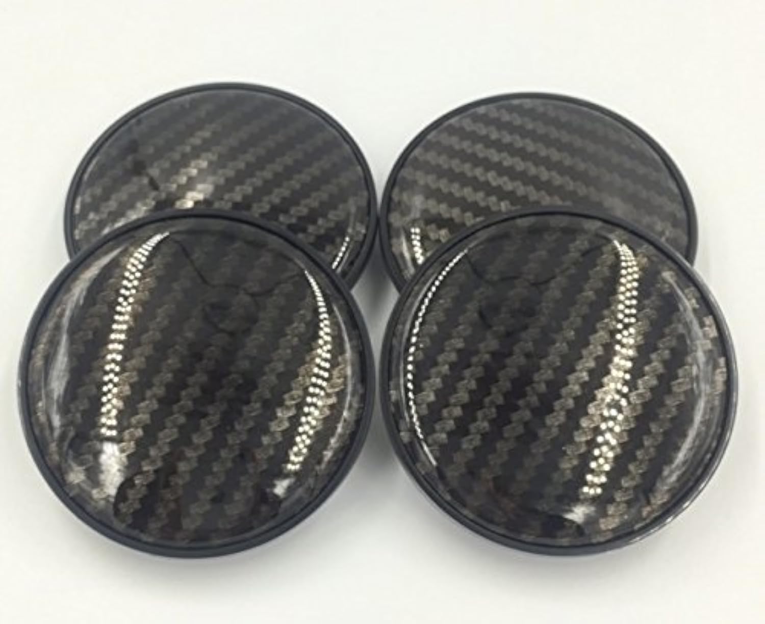 4 x Universal Carbon Faser Effekt Auto Legierung Rad Center Hub Radabdeckung Set ohne Logo Uni Emblem 60 mm Rand Hub Cap Abdeckung Radzierblenden Reifen Trim Truck Kunststoff Vergoldung 4 x Universal Carbon Faser Effekt Auto Legierung Rad Center Hub Radabdeckung Set ohne Logo Uni Emblem 60 mm Rand Hub Cap Abdeckung Radzierblenden Reifen Trim Truck Kunststoff Vergoldung von Biznon