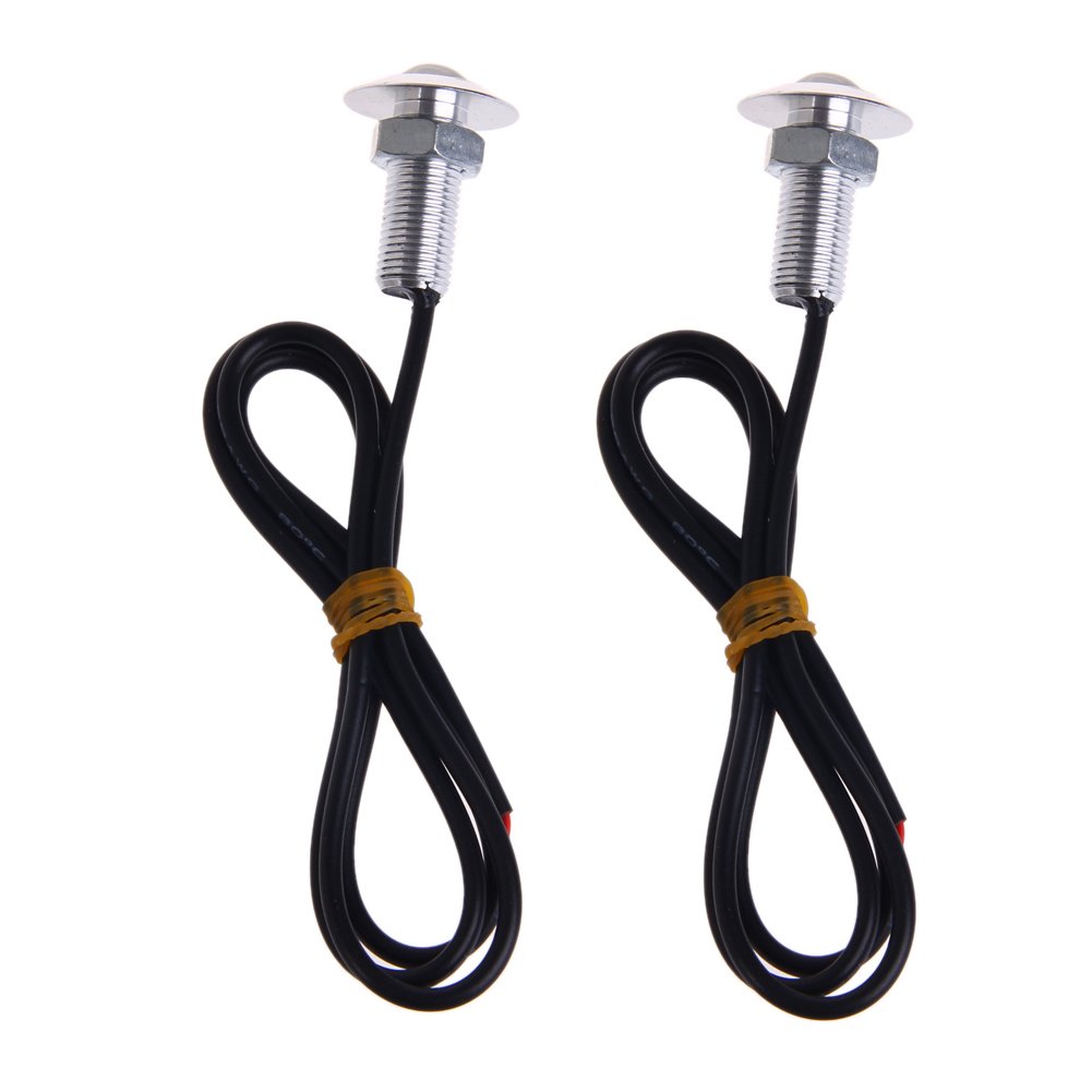 Bjebndd 1 P Für 12V 23mm Eye LED Tagfahrlicht DRL Licht Auto Auto Lampe Weiß Auto Zubehör Bjebndd 1 P Für 12V 23mm Eye LED Tagfahrlicht DRL Licht Auto Auto Lampe Weiß Auto Zubehör von Bjebndd