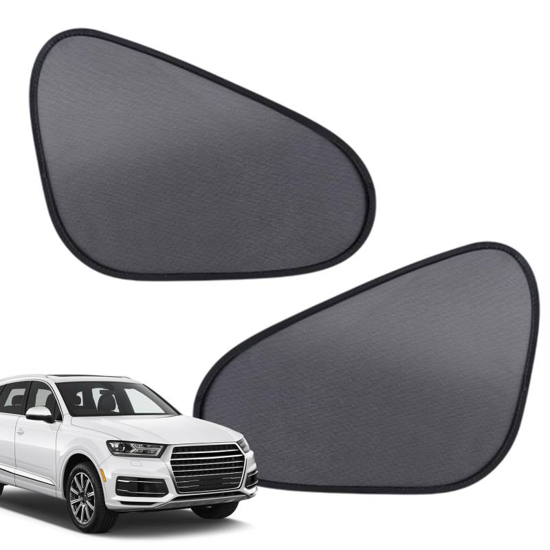 Bkljkf Fahrzeugfenster-Abdeckungen,2er Set Mesh Fensterabdeckung für Fahrzeuge - Heckscheibenabdeckung, Hitzeschutz Für Camping & Roadtrips Mit Mesh Sonnenschutz von Bkljkf