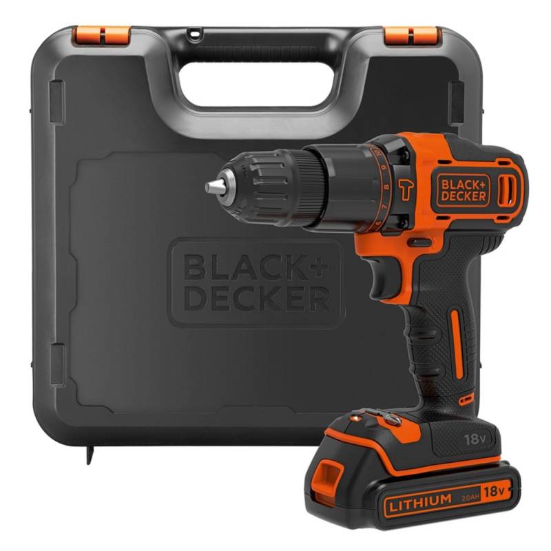 Black + Decker BDCHD18K-GB 18 V Schlagbohrschrauber, UK-Stecker, Bedienungsanleitung evtl. Nicht in Deutscher Sprache von Black+Decker