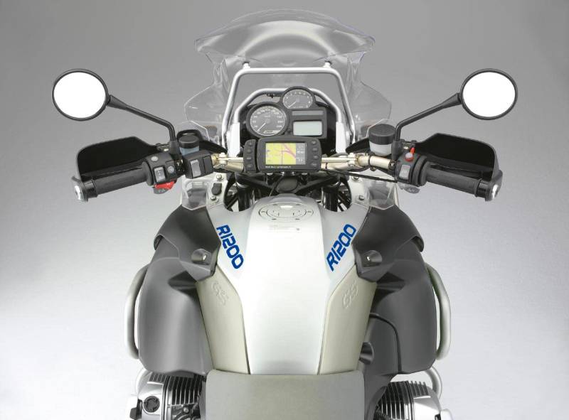 2X R1200 for BMW Motorrad R 1200 GS ADESIVI PEGATINA Stickers AUTOCOLLANT Aufkleber VINIL Motorcycle r1200gs (Blue) von Black Doves Graphics