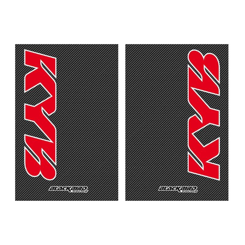 Blackbird Racing Gabel Aufkleber Kayaba Grau von BLACKBIRD RACING