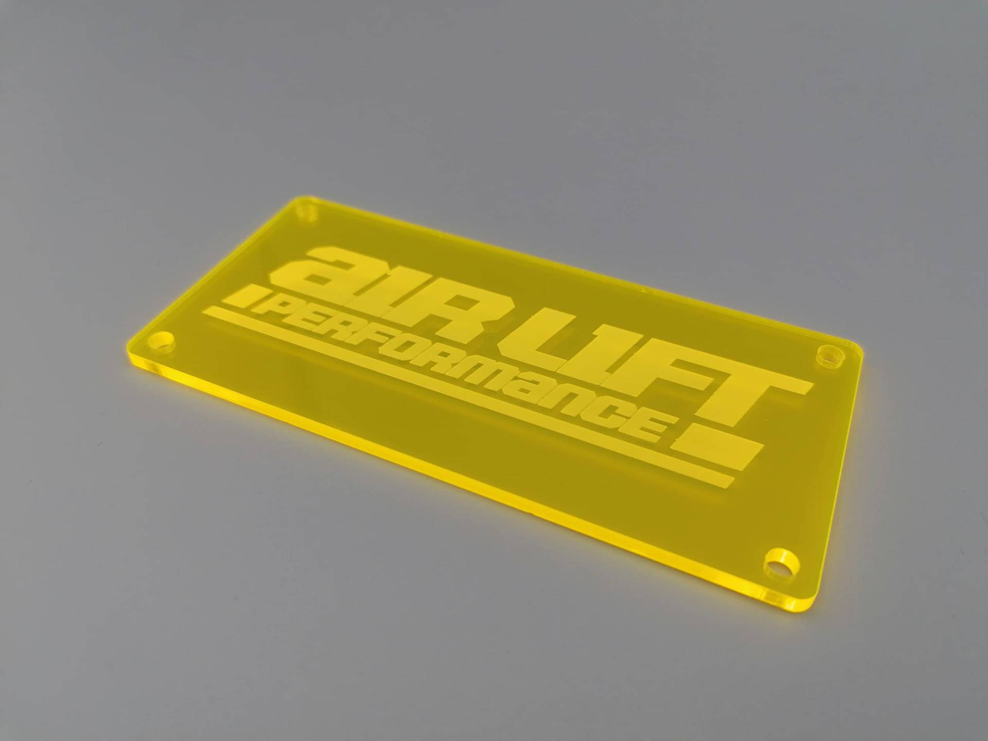 Airlift Performance 3P 3H 3S Ventilblock Cover (Gelb (Fluorenzierend), Oldstyle: 51x110 mm) von Blacked LaserTEC