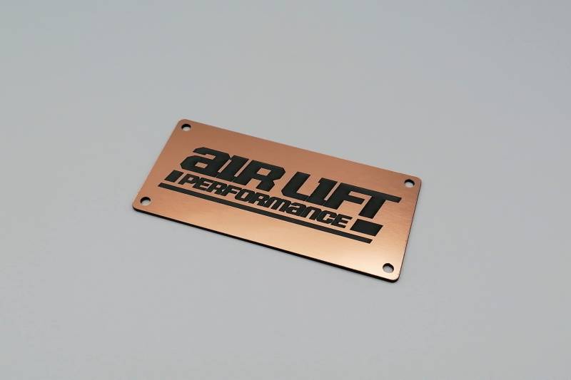 Airlift Performance 3P 3H 3S Ventilblock Cover (Kupfer (Gebürstet), Oldstyle: 51x110 mm) von Blacked LaserTEC