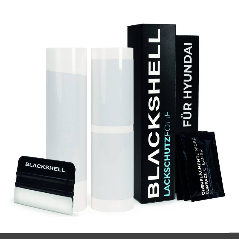 Blackshell® Lackschutz Set passend für Hyundai i20 | Typ GB | Bj. 2014-2018 Transparent - passgenauer Ladekantenschutz, Einstiegsleisten inkl. Folierset von Blackshell