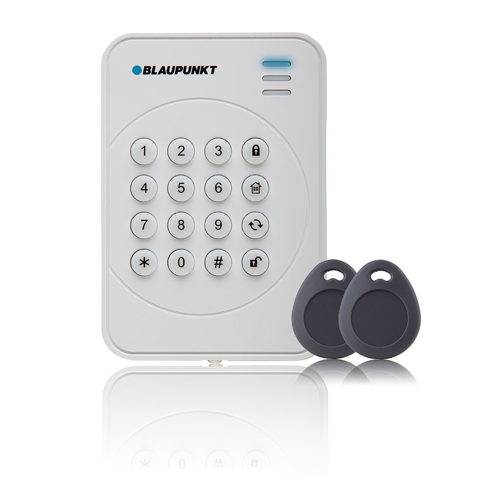 Blaupunkt KPT-R1, inklusiv 2 RFID sichere Funk-verschlüsselung/kinderleichte Bedienung Alarmanlagen, Bedienteil mit Rolling-Code inkl. Tag-Reader und 2X Tags Blaupunkt KPT-R1, inklusiv 2 RFID sichere Funk-verschlüsselung/kinderleichte Bedienung Alarmanlagen, Bedienteil mit Rolling-Code inkl. Tag-Reader und 2X Tags von Blaupunkt
