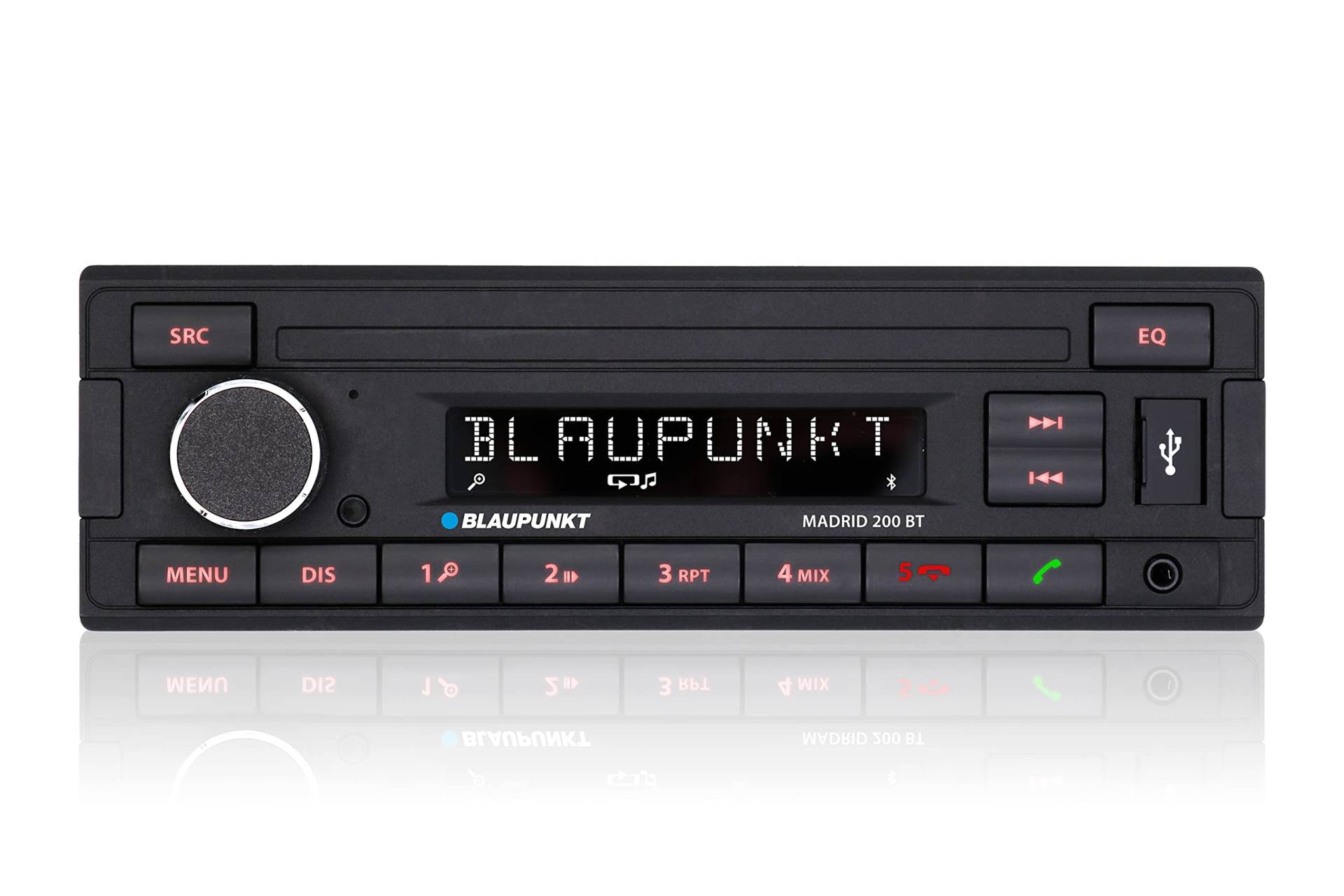 Blaupunkt Madrid 200 BT | Bluetooth, RDS Tuner, Freisprecheinrichtung, USB, Aux-In von Blaupunkt