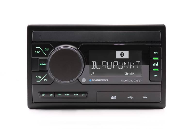 Blaupunkt Palma 200 DAB BT, 2-DIN Autoradio, DAB+, Bluetooth, Freisprecheinrichtung, USB, SD-Kartenleser, Aux-Eingang, 160 Watt, schwarz von Blaupunkt