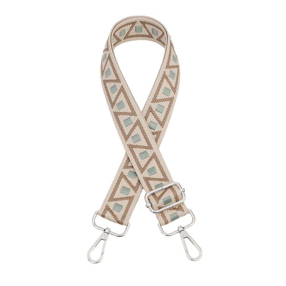 Blausky 1 Stück Breite Taschengurt,Verstellbarer Schultergurt,Umhängetaschen Strap,Bunter Handtaschen,Taschengurte zum Wechseln,Taschengurt,Taschenband,Schulterriemen,3.8cm Breit,Khaki+Silberschnalle Blausky 1 Stück Breite Taschengurt,Verstellbarer Schultergurt,Umhängetaschen Strap,Bunter Handtaschen,Taschengurte zum Wechseln,Taschengurt,Taschenband,Schulterriemen,3.8cm Breit,Khaki+Silberschnalle von Blausky