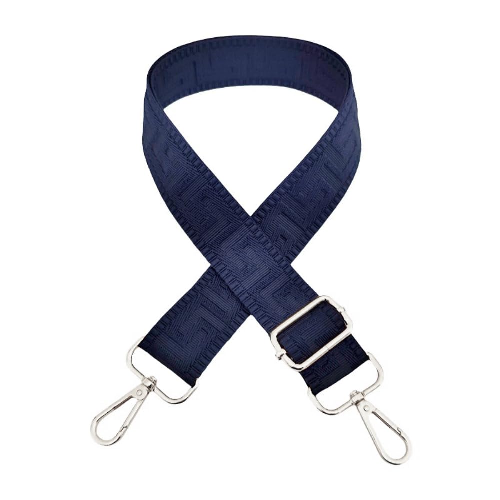 Blausky Breite 3.8 cm Taschengurt Bunter Schultergurt Verstellbarer Schultergurt Labyrinth Umh鋘gegurt L鋘genverstellbarer 75-130cm f黵 Taschen und Tragetaschen,DIY Taschenband,Alles Marineblau+Silber Blausky Breite 3.8 cm Taschengurt Bunter Schultergurt Verstellbarer Schultergurt Labyrinth Umh鋘gegurt L鋘genverstellbarer 75-130cm f黵 Taschen und Tragetaschen,DIY Taschenband,Alles Marineblau+Silber von Blausky