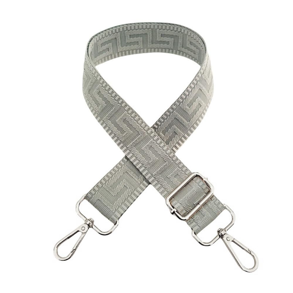 Blausky Breite 3.8 cm Taschengurt Bunter Schultergurt Verstellbarer Schultergurt Labyrinth Umh鋘gegurt L鋘genverstellbarer 75-130cm f黵 Taschen und Tragetaschen,DIY Taschenband,Alles Reines Grau+Silber Blausky Breite 3.8 cm Taschengurt Bunter Schultergurt Verstellbarer Schultergurt Labyrinth Umh鋘gegurt L鋘genverstellbarer 75-130cm f黵 Taschen und Tragetaschen,DIY Taschenband,Alles Reines Grau+Silber von Blausky