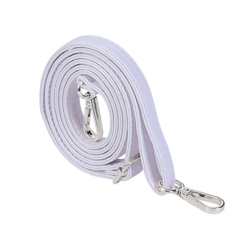 Blausky Verstellbarer PU Schultergurt,Schulterriemen aus Leder,Damen Taschengurte,Taschenband,Umhängetasche Taschenriemen,Damen Zubehör,für Taschen Handtaschen,Weiß+Silber,140cm x 29 mm Blausky Verstellbarer PU Schultergurt,Schulterriemen aus Leder,Damen Taschengurte,Taschenband,Umhängetasche Taschenriemen,Damen Zubehör,für Taschen Handtaschen,Weiß+Silber,140cm x 29 mm von Blausky